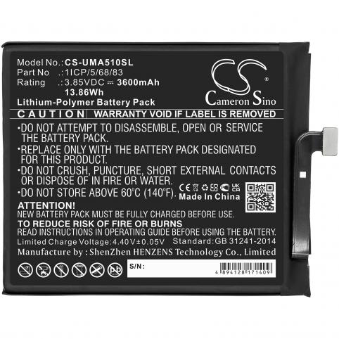 Battery  umi 1icp 5 68 83
