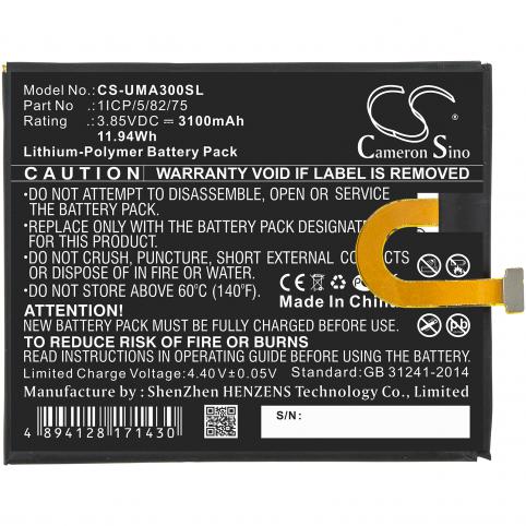 Battery  umi 1icp/5/82/75 umidigi a3