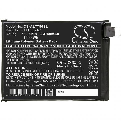 Battery  alcatel tlp037a7 plex