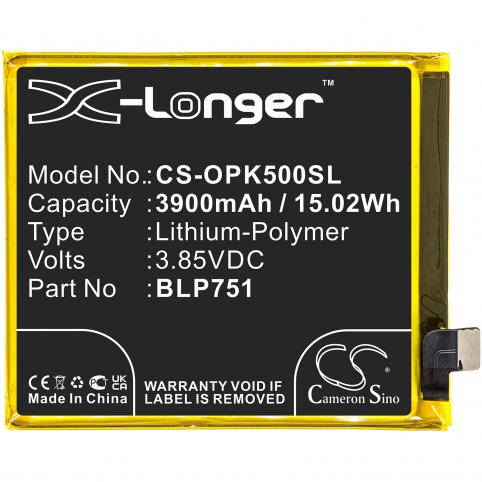 Battery mobile oppo k5