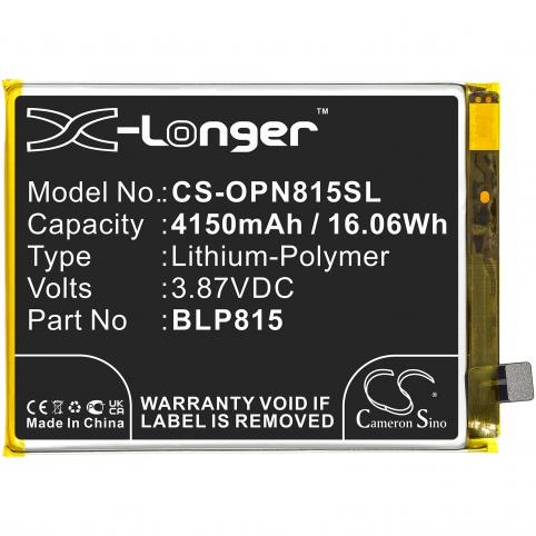 Battery  oneplus blp815 nord n10 5g