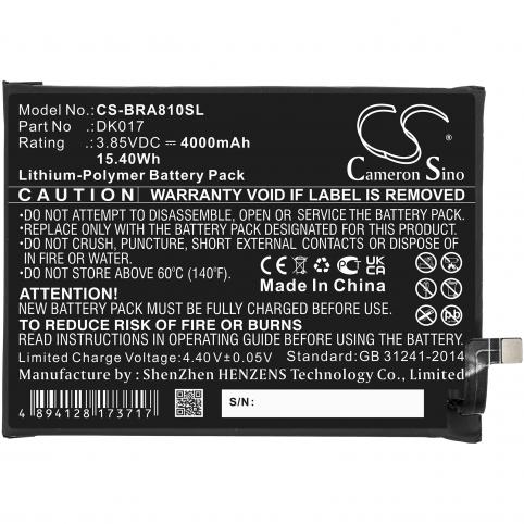 Battery  blackview dk017 a80 pro