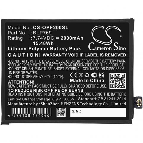 Battery  oppo blp769 find x2