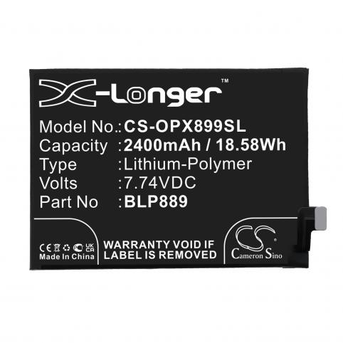 Battery for phone oppo blp889 find x5 pro mobile