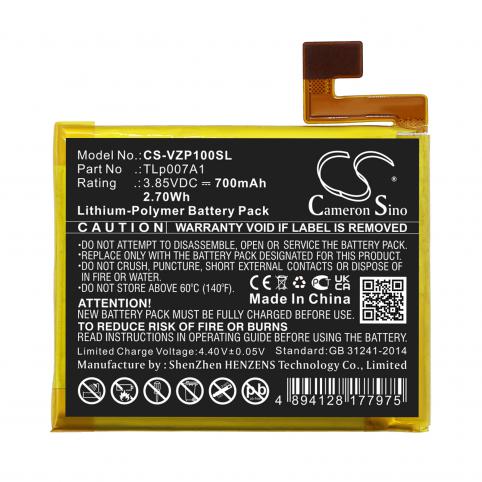 Battery  verizon tlp007a1 palm