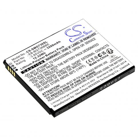 Battery for phone samsung eb bg736bbe galaxy xcover 6 pro mobile