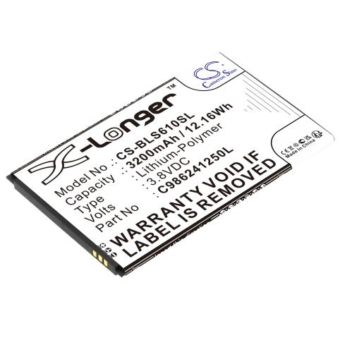 Battery  blu c986241250l studio mega