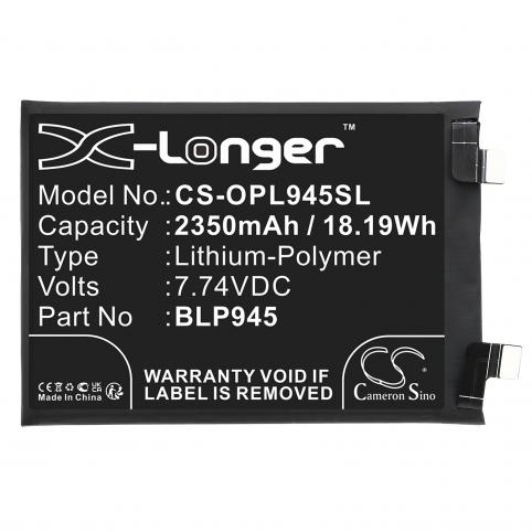 Battery  oneplus blp945 ace pro
