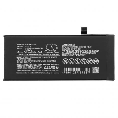 Battery mobile apple a2783