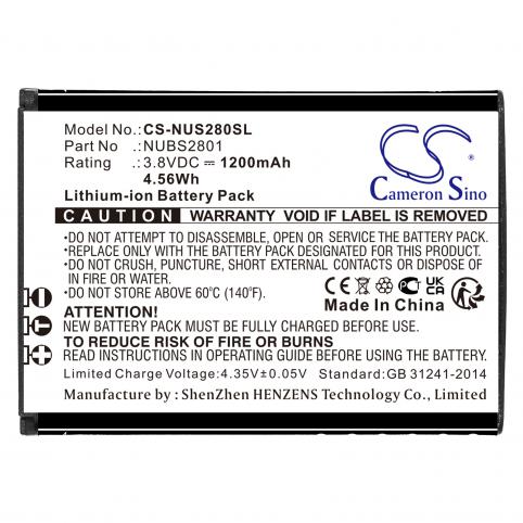 Battery mobile nuu mobile f4l 4g lte
