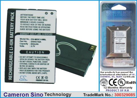 Battery mobile motorola nextel c116
