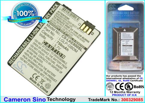 Battery mobile lg ke800