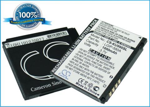 Battery for phone lg mobile ku990