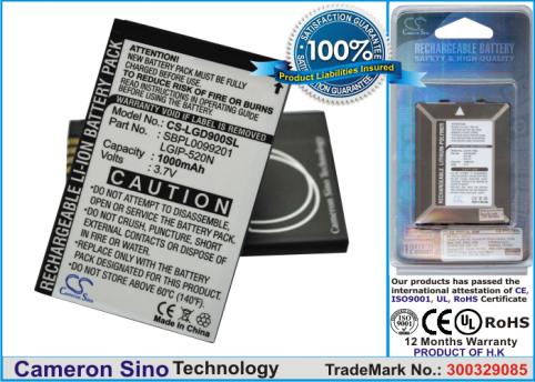 Battery for phone lg gd900 gd900 crystal bl40 chocolate mobile