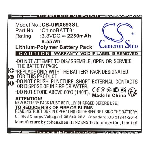 Battery mobile umx u693cl