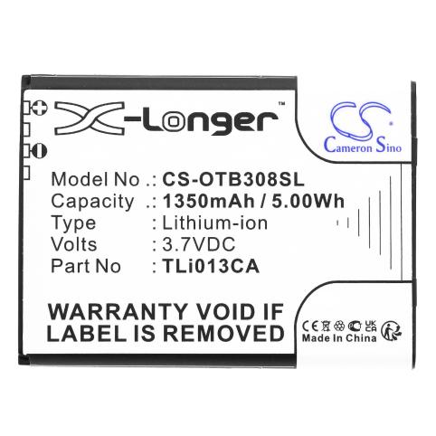 Battery for phone alcatel tli013ca onetouch 3082x mobile