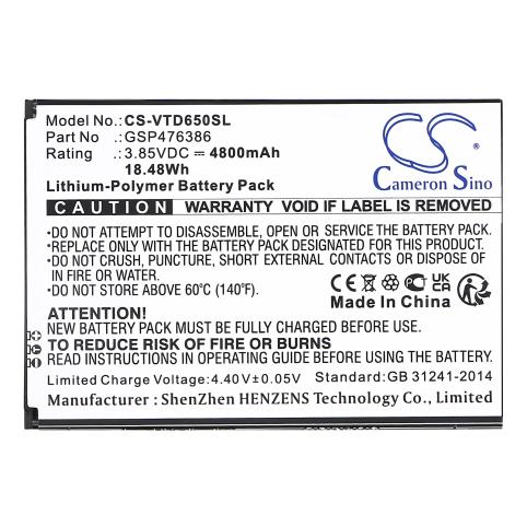 Battery mobile vortex hd65plus