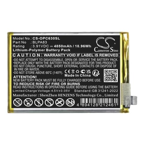 Battery mobile oppo rmx3939