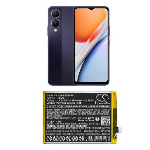 Battery mobile vivo y36 5g