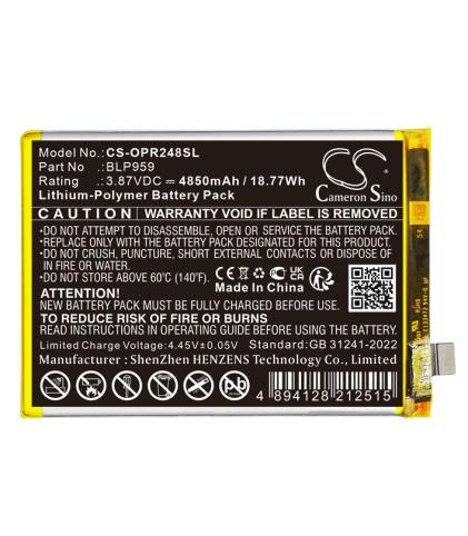 Battery mobile oppo reno8 t