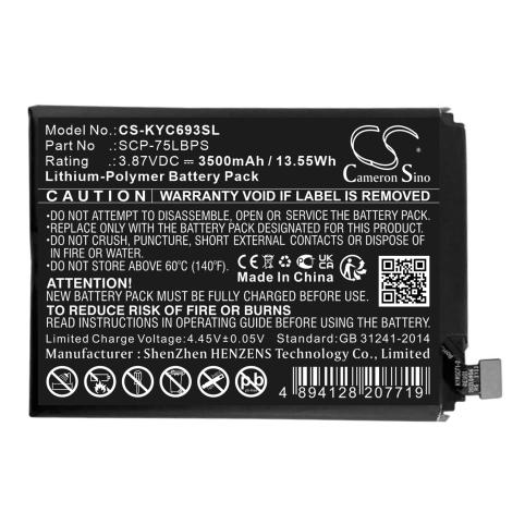 Battery  kyocera scp 75lbps