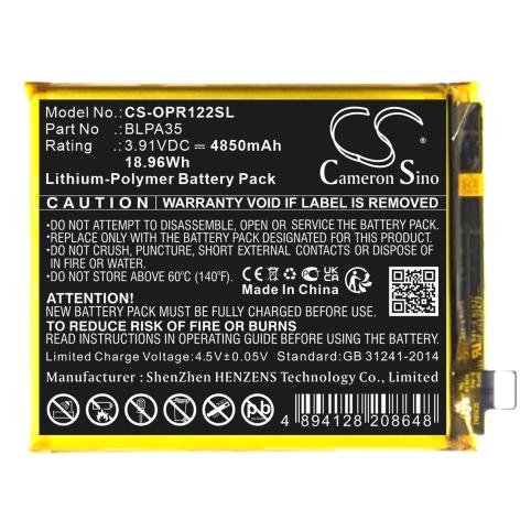 Battery mobile oppo realme 12 pro plus