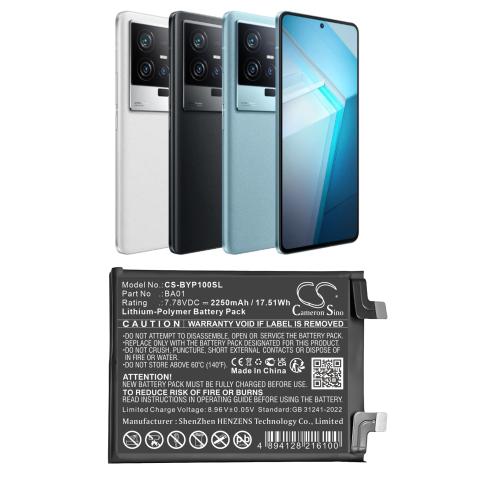 Battery mobile vivo v2304a