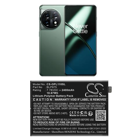 Battery  oneplus blp975 oneplus 11