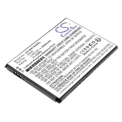 Battery for phone wiko k630 y82 mobile