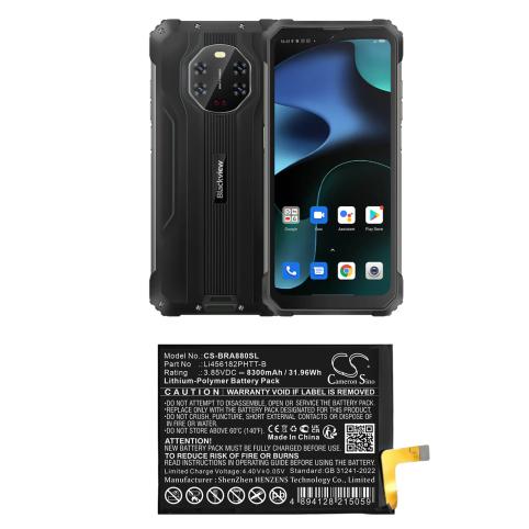 Battery for phone blackview li456182phtt b bl8800 mobile