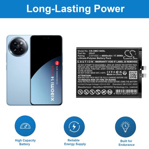 Battery mobile xiaomi civi 4 pro 5g