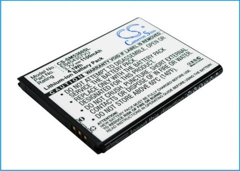 Battery for phone samsung gt s5360 galaxy y mobile