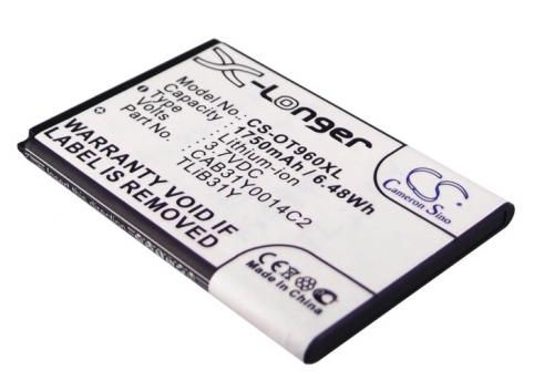 Battery  alcatel haute capacitée ot-960