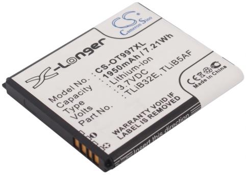Battery  alcatel haute capacitée ot-99tcl s800