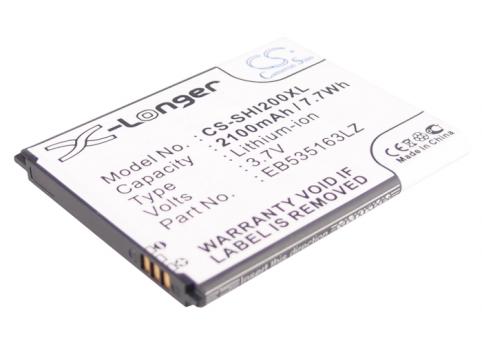 Battery  samsung haute capacitée code sch-i200, sch-i200 code, galaxy stellar, 