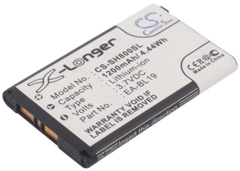 Battery  sharp ea bl19