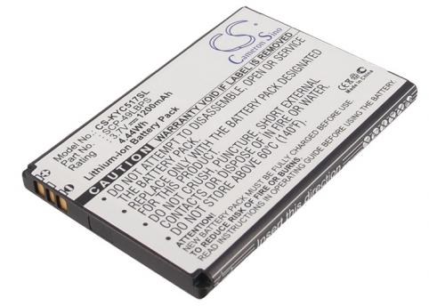 Battery  qualcomm kyocera haute capacitée hydro rise c5170 kyc5170