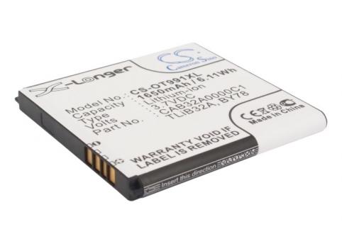 Battery for phone alcatel tlib32a ot 991d mobile