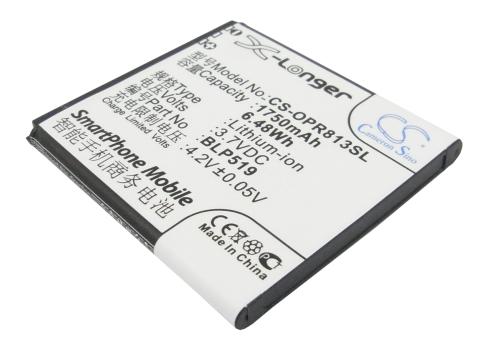 Battery mobile oppo r817