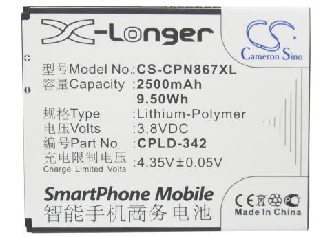 Battery  coolpad cpld-342 8670