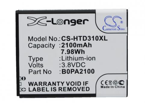Battery mobile htc d310