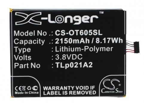 Battery  alcatel tlp021a2 one touch idol 2s