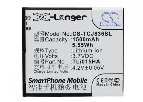 Battery mobile tcl j636d