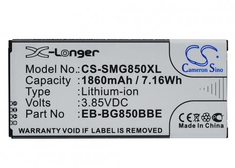 Battery  samsung haute capacitée eb-bg850bbe galaxy alpha