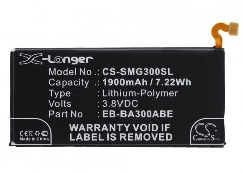 Battery mobile samsung sm a3000