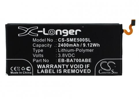 Battery mobile samsung sm e500f
