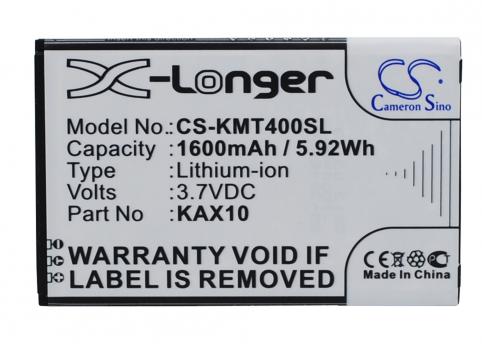 Battery  kazam kax10 trooper x4.0