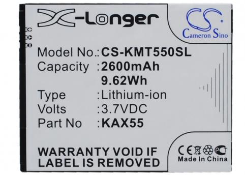 Battery  kazam kax55 bkbak007752