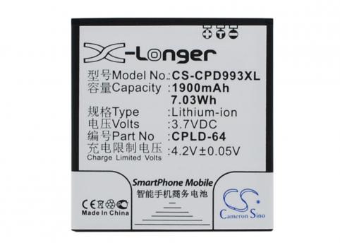 Battery  coolpad haute capacitée cpld-64 9930