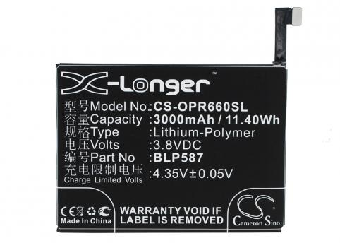 Battery mobile oppo u3